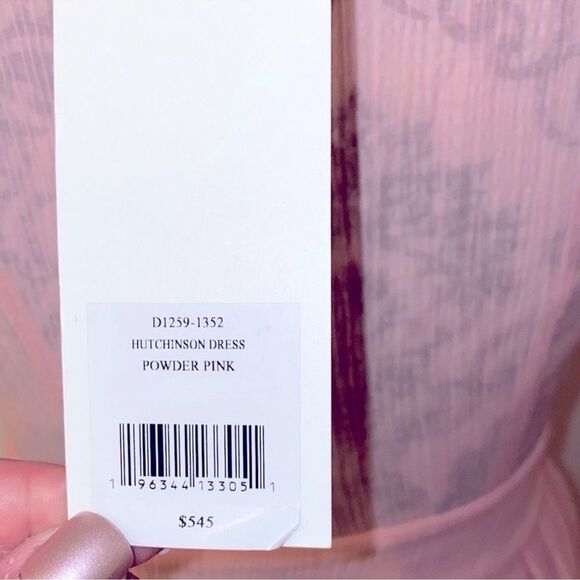 NWT!! LoveShackFancy Hutchinson Powder Pink Maxi Silk Blend Dress Size 4..545$!! - Picture 3 of 14